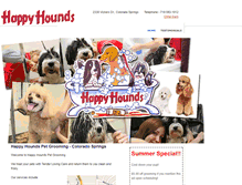 Tablet Screenshot of happy-hounds.org